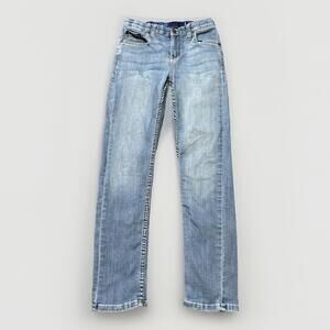 Levis 502 Big Boys Taper Fit Stretch Medium Denim Jeans Size 14 Reg